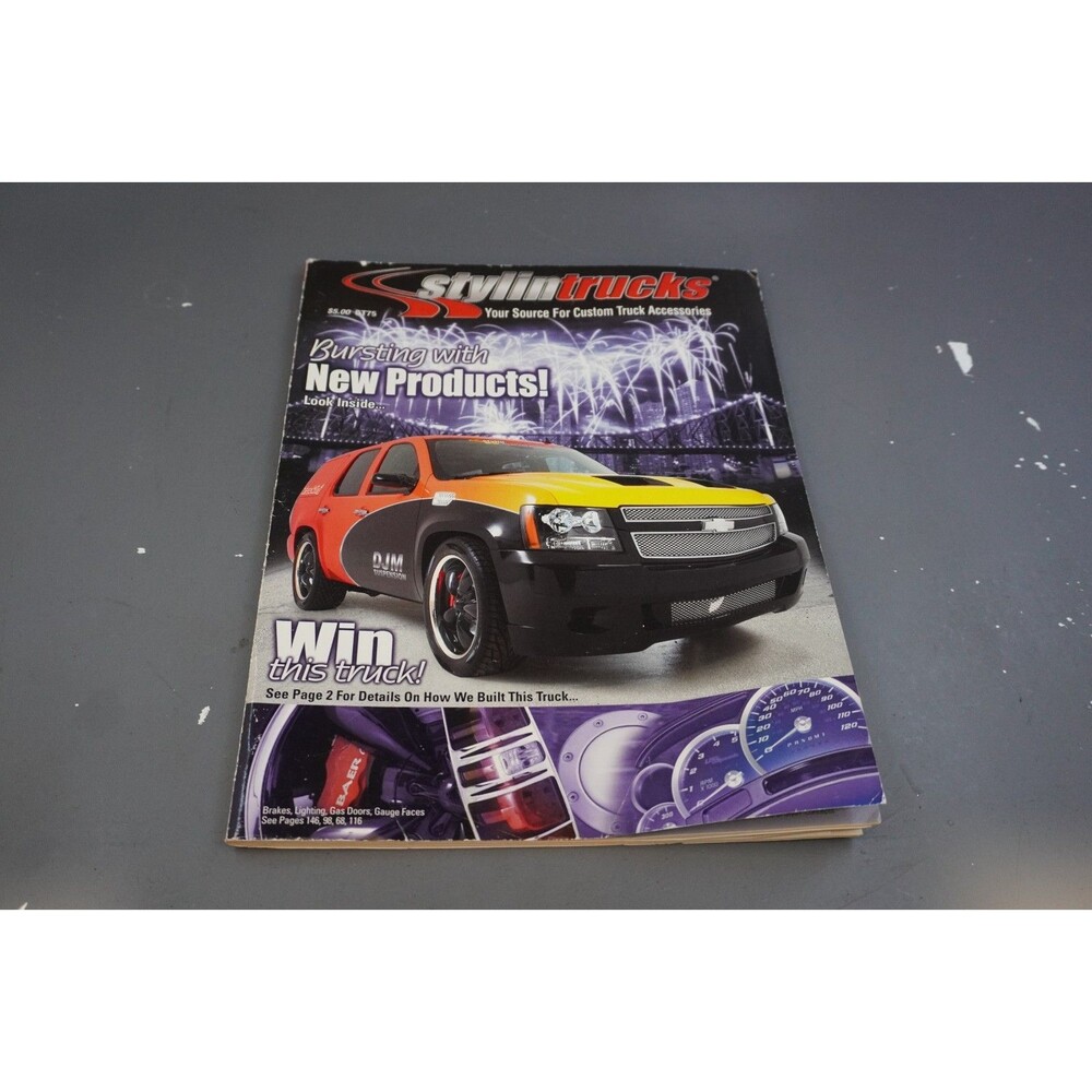 Vintage Stylin Trucks Catalog ST75 Custom Chevy SUV Win This Truck Magazine 2008